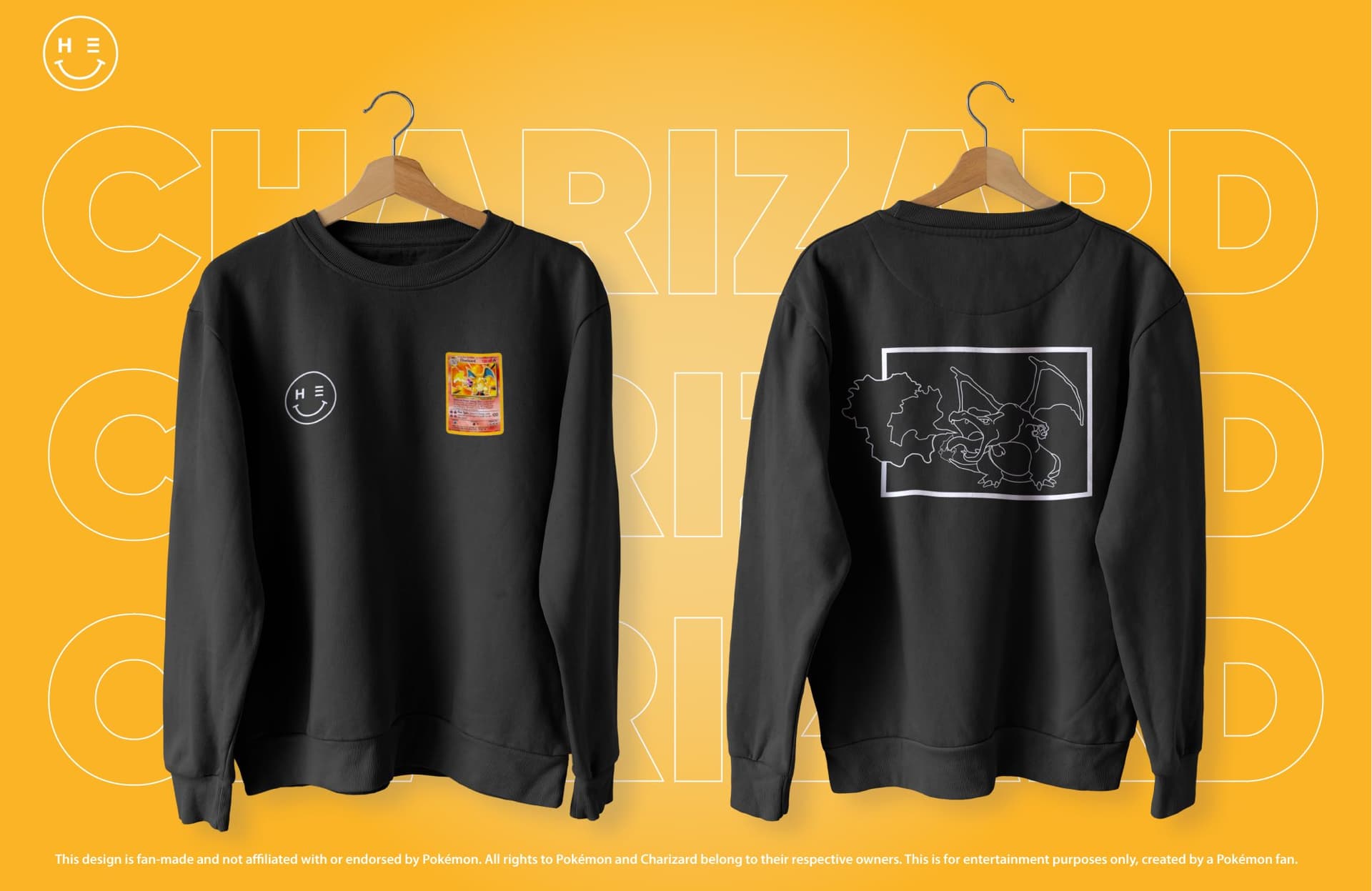 Apparel graphic concept mockup